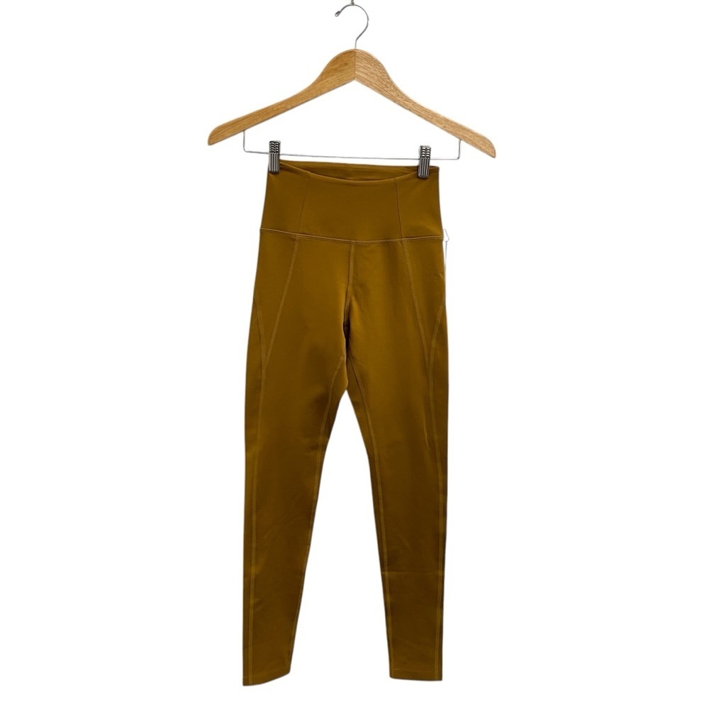 Girlfriend Collective Compressive High-Rise Leggings In Saddle Size XS - Picture 8 of 9